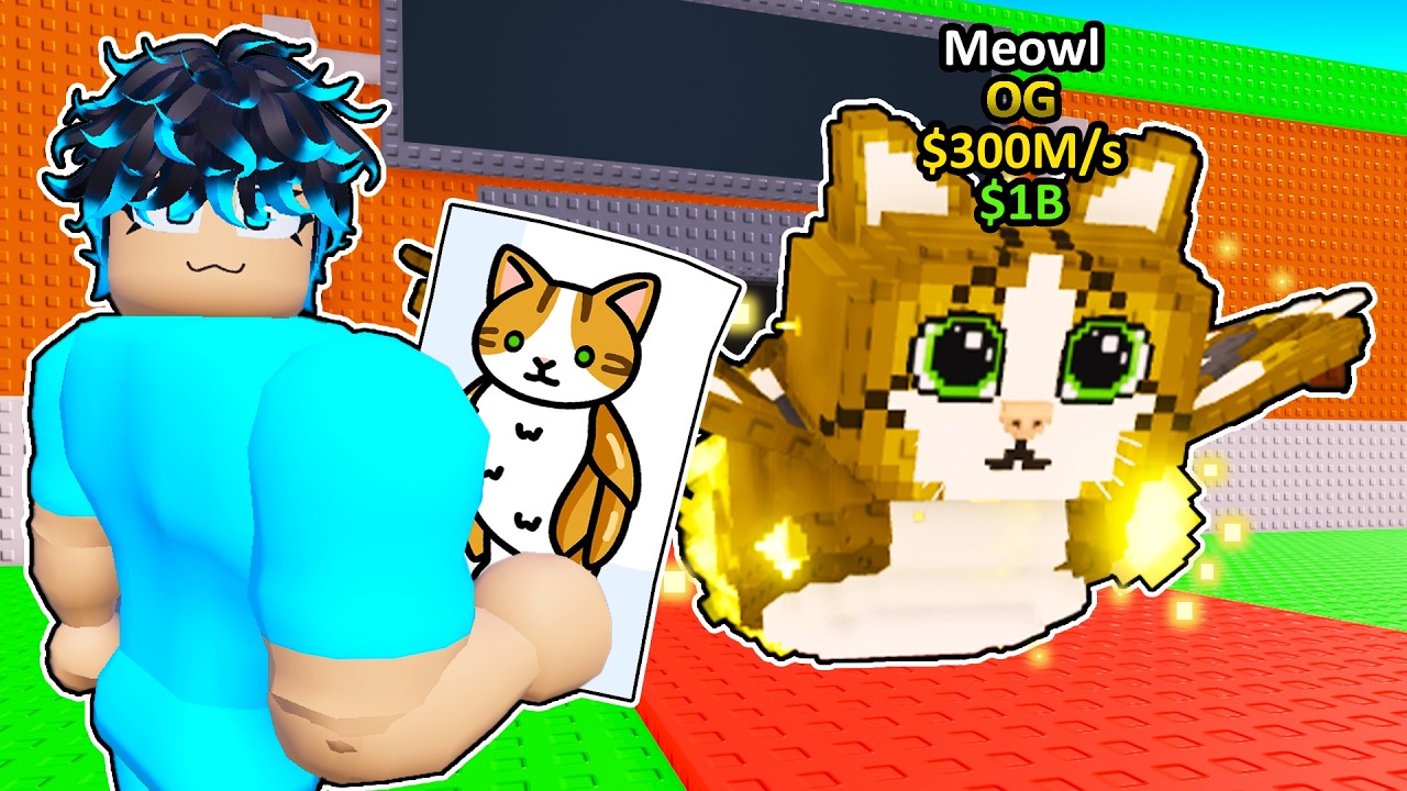TODO lo que DIBUJO APARECE en STEAL A BRAINROT ROBLOX!
