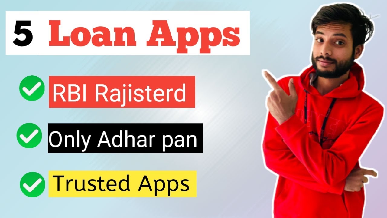 5 best instant loan app rbi registered । instant money loan app