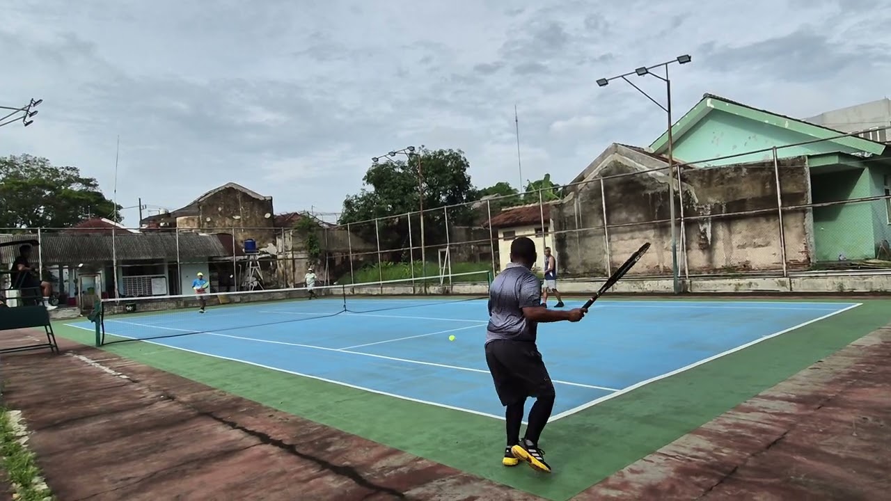 Munggahan sambil tennis