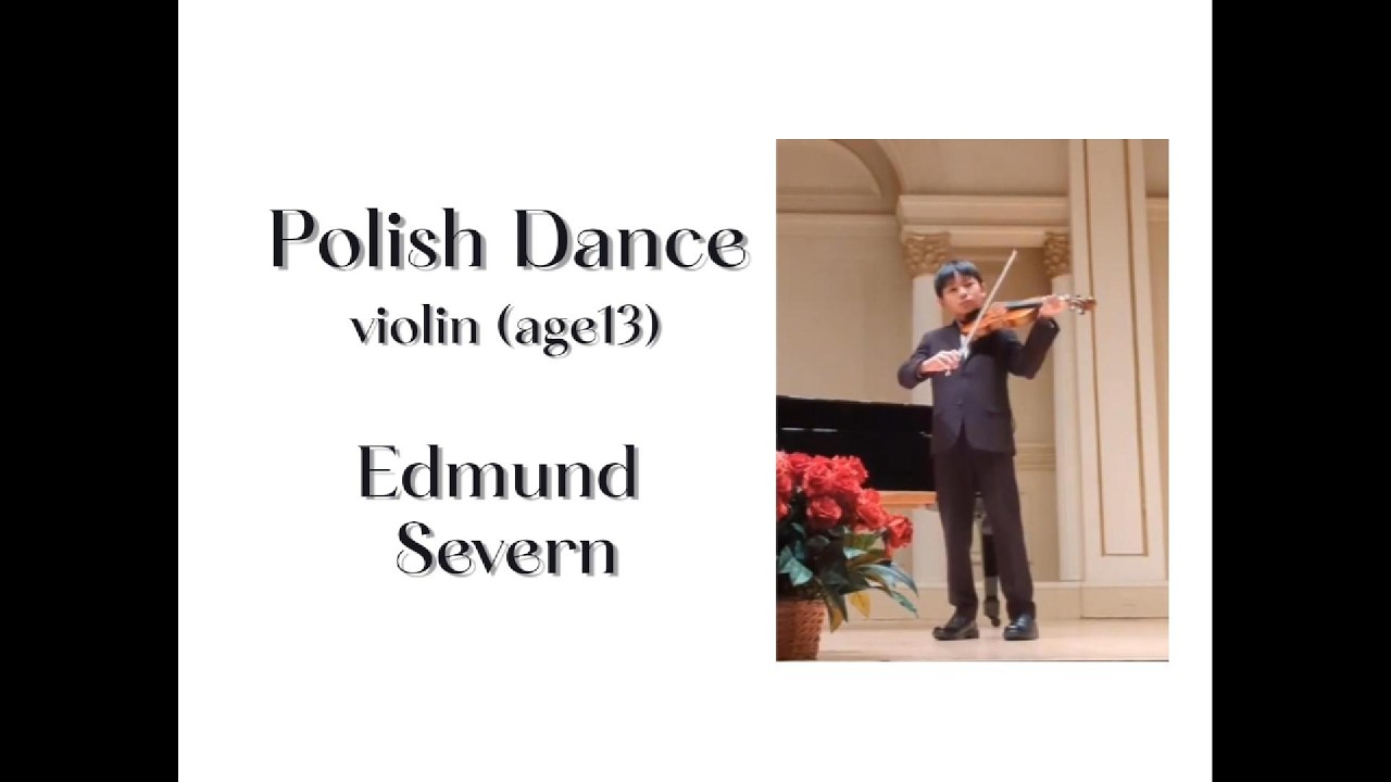 Lion Ogino (13) : Polish Dance by Edmund Severn - violin