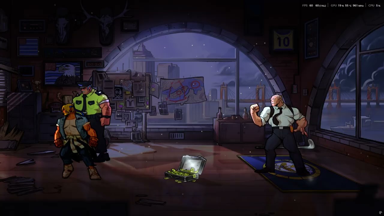 Streets of Rage 4 Commissioner by Axel