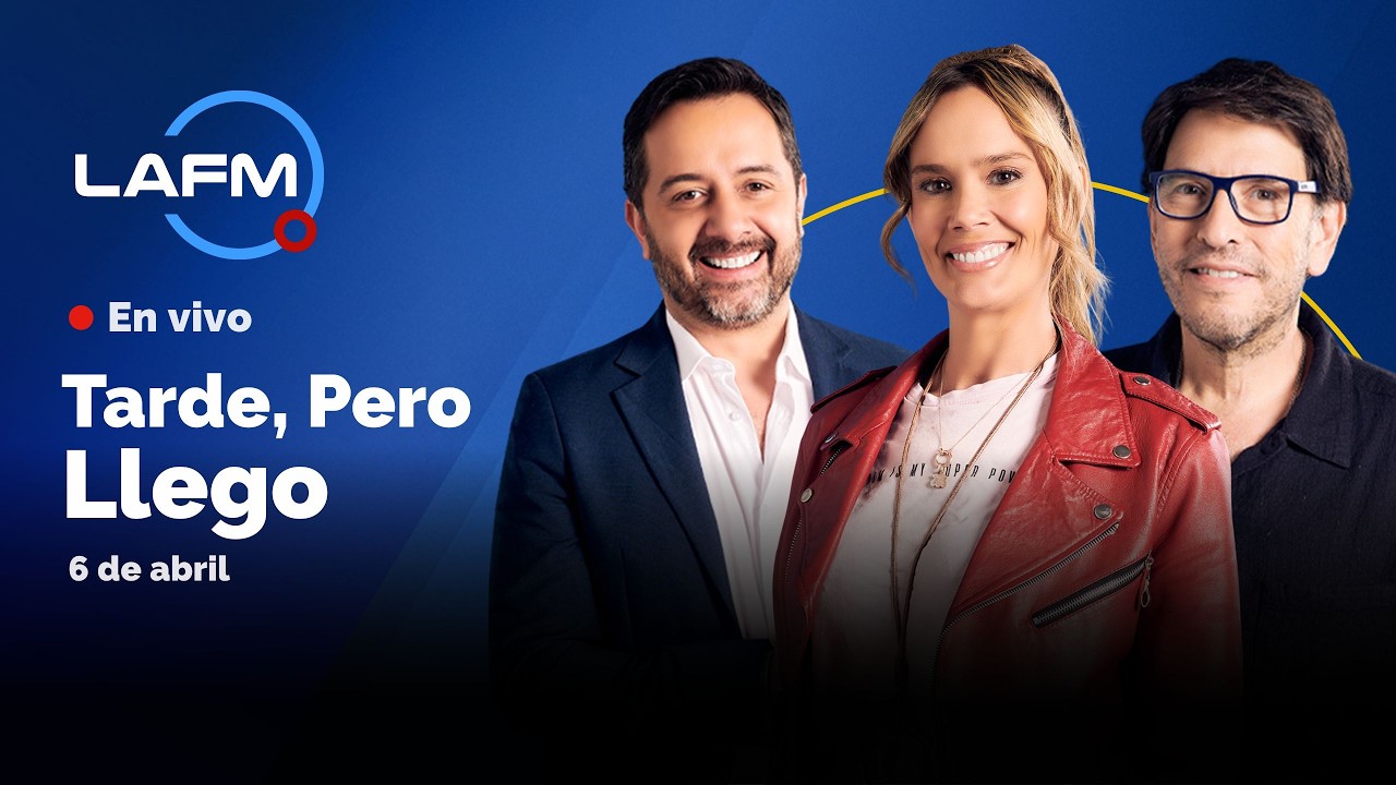 🔴 EN VIVO | Eva Rey, Juan Carlos Iragorri, Andr&eacute;s Nieto, Carlos Mar&iacute;n en 'Tarde, pero llego'.