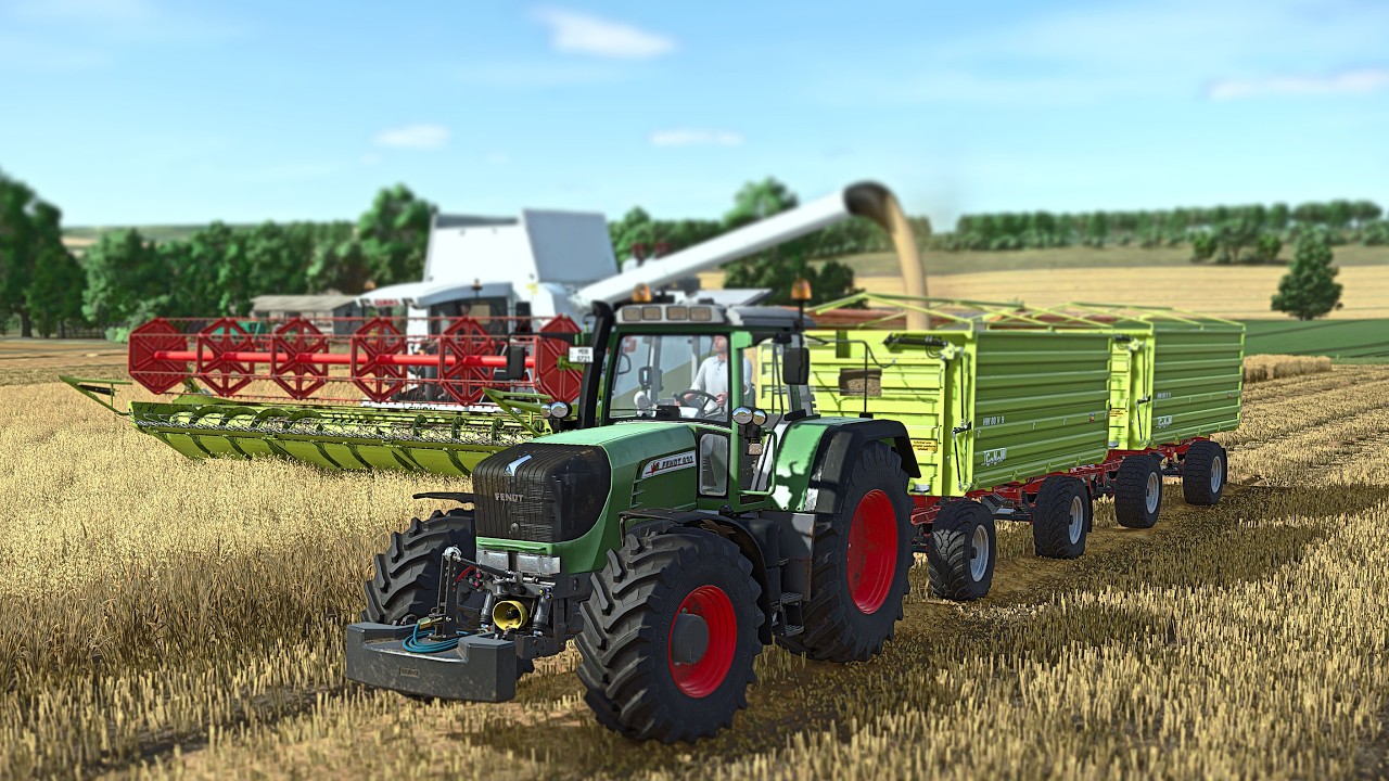 FS25 Harvesting oat Claas Lexion 480/560, FENDT 930, FENDT 1052, Fenyerpuszta