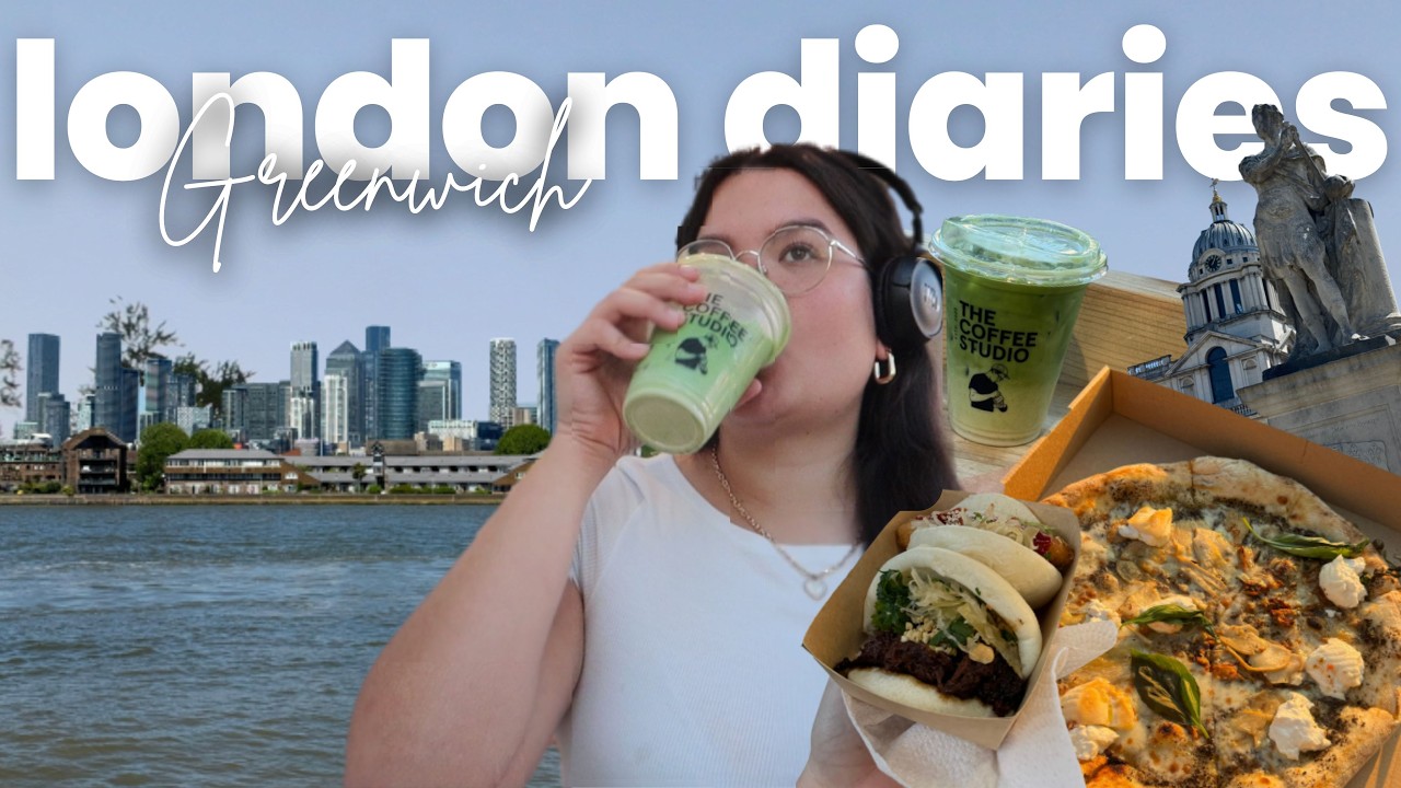 🇬🇧 24H À GREENWICH (brunch, greenwich market, matcha, sunset...) | london diaries