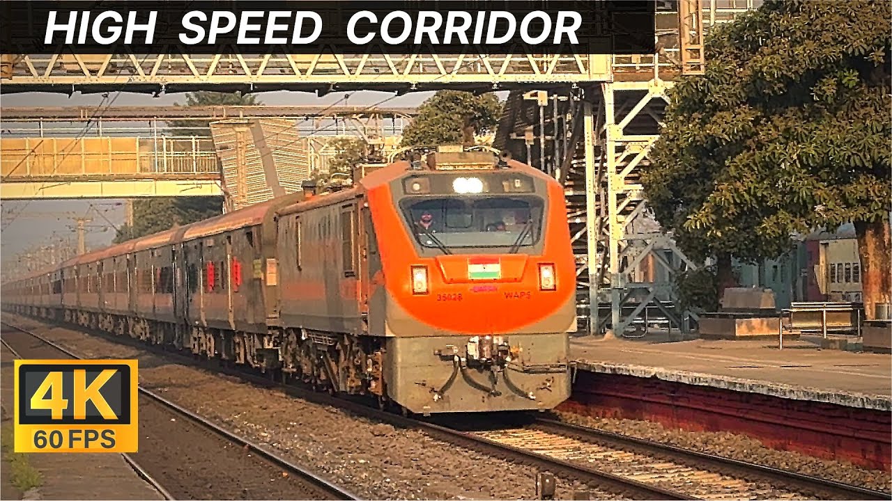 Back to Back 130kmph | Sealdah Amrit Bharat, Rajdhani, Poorva, Netaji Express | Howrah - Asansol.