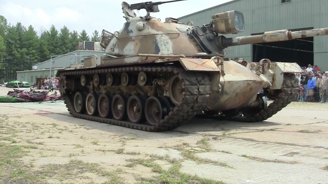 M48 hitting a car at speed