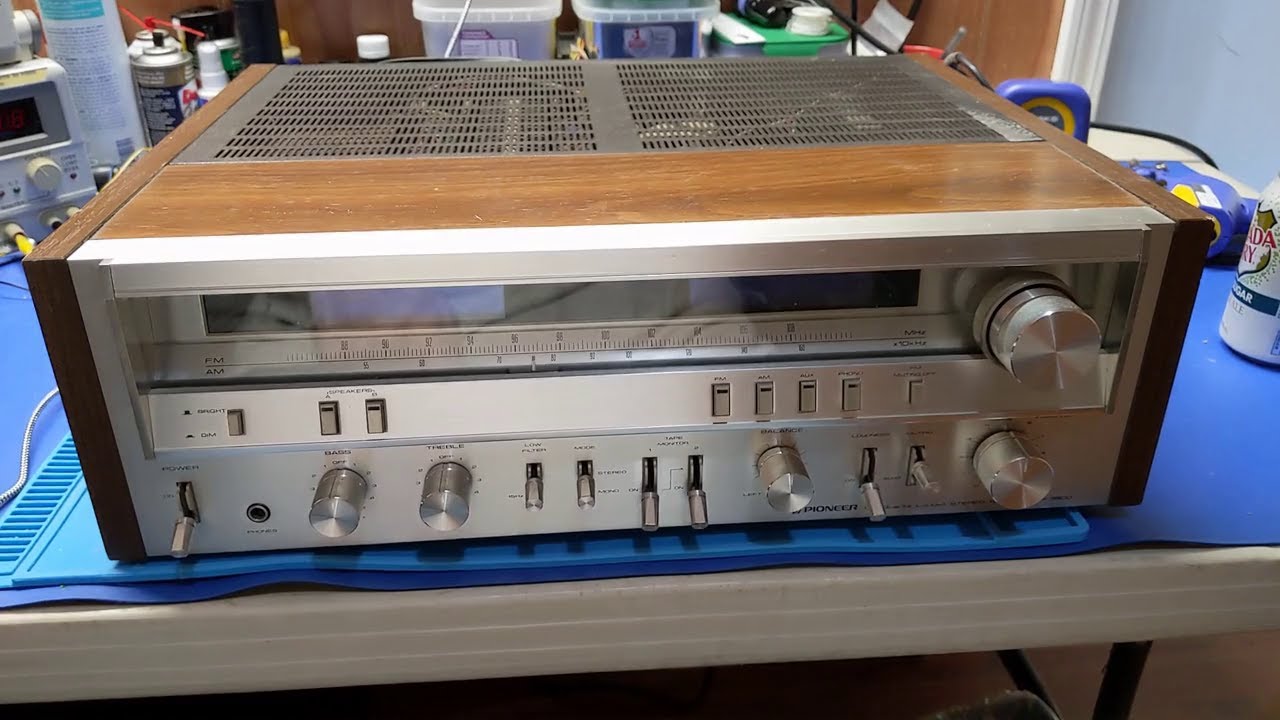Pioneer SX-3800 partially dead, let's fix it.