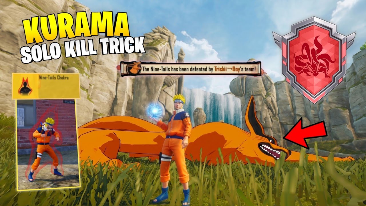 🔥Easy Way to Solo Defeat the Nine Tails Boss & Complete the Kurama Achievement | 4.5 Update Tricks