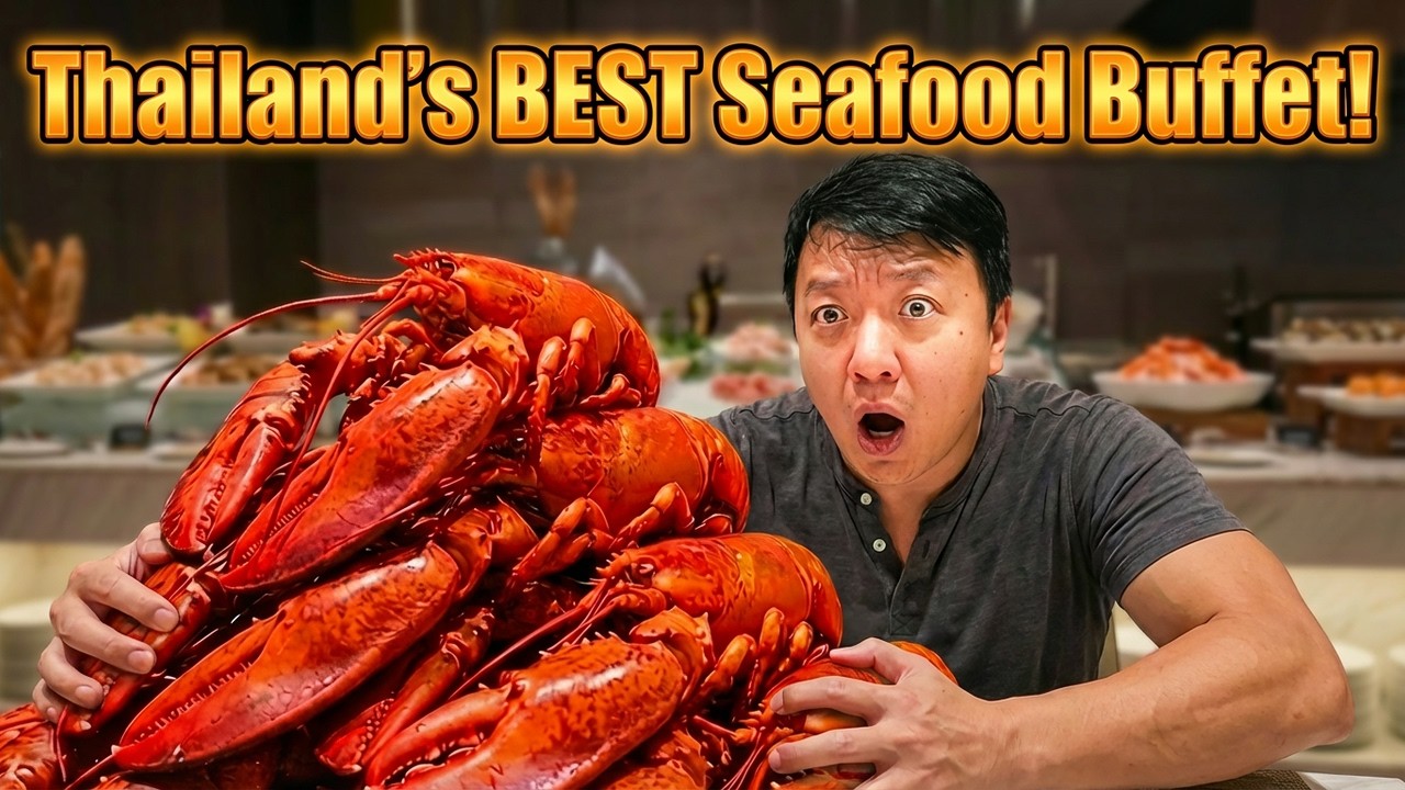 INSIDE Thailand's #1 BEST All You Can Eat LOBSTER + CRAB SEAFOOD BUFFET!