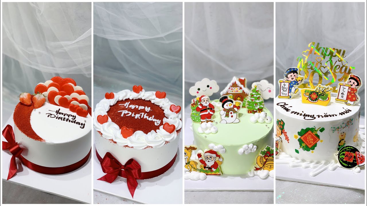 Bột rắc Vị Cherry mới, bánh năm mới, bánh giáng sinh | chrismas cake, new year cake, decor red