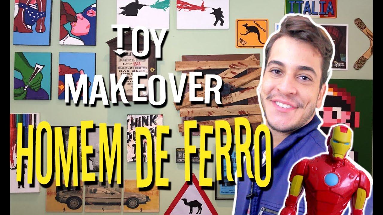 REFAZENDO O HOMEM DE FERRO (Toy Makeover) - Victor Lamoglia