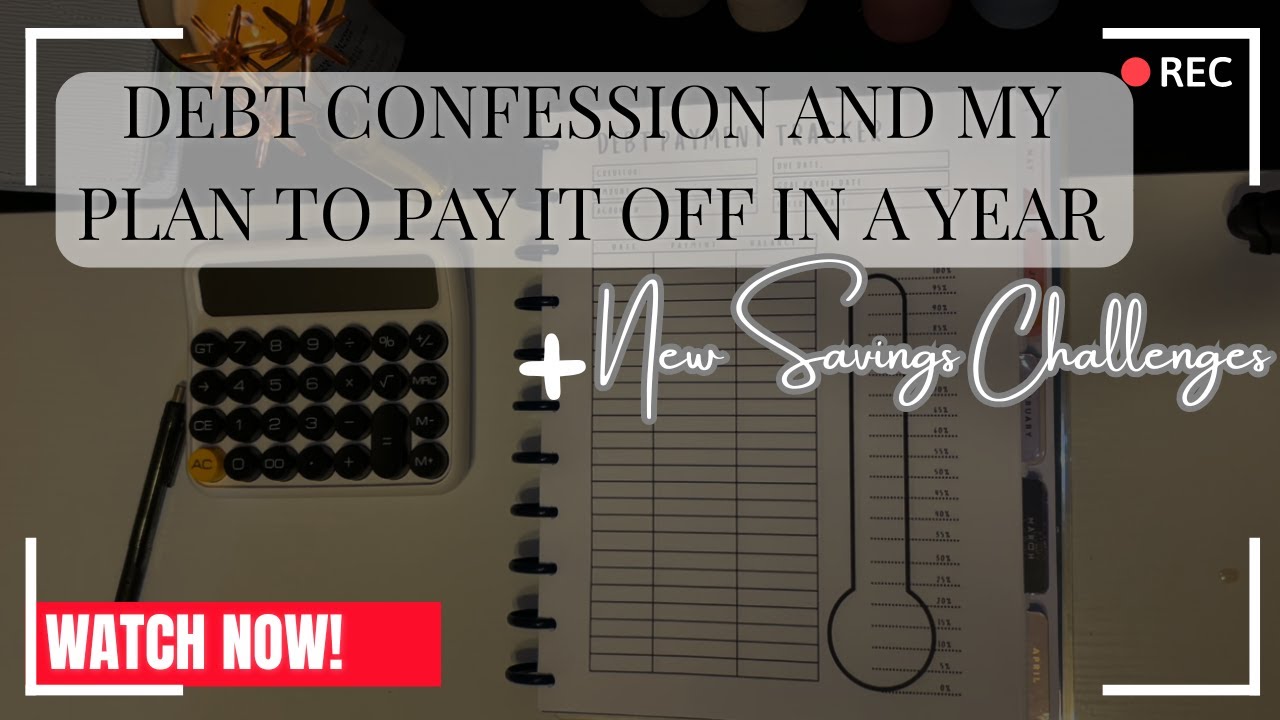 Debt Confession and my plan to completely pay it off within the year.