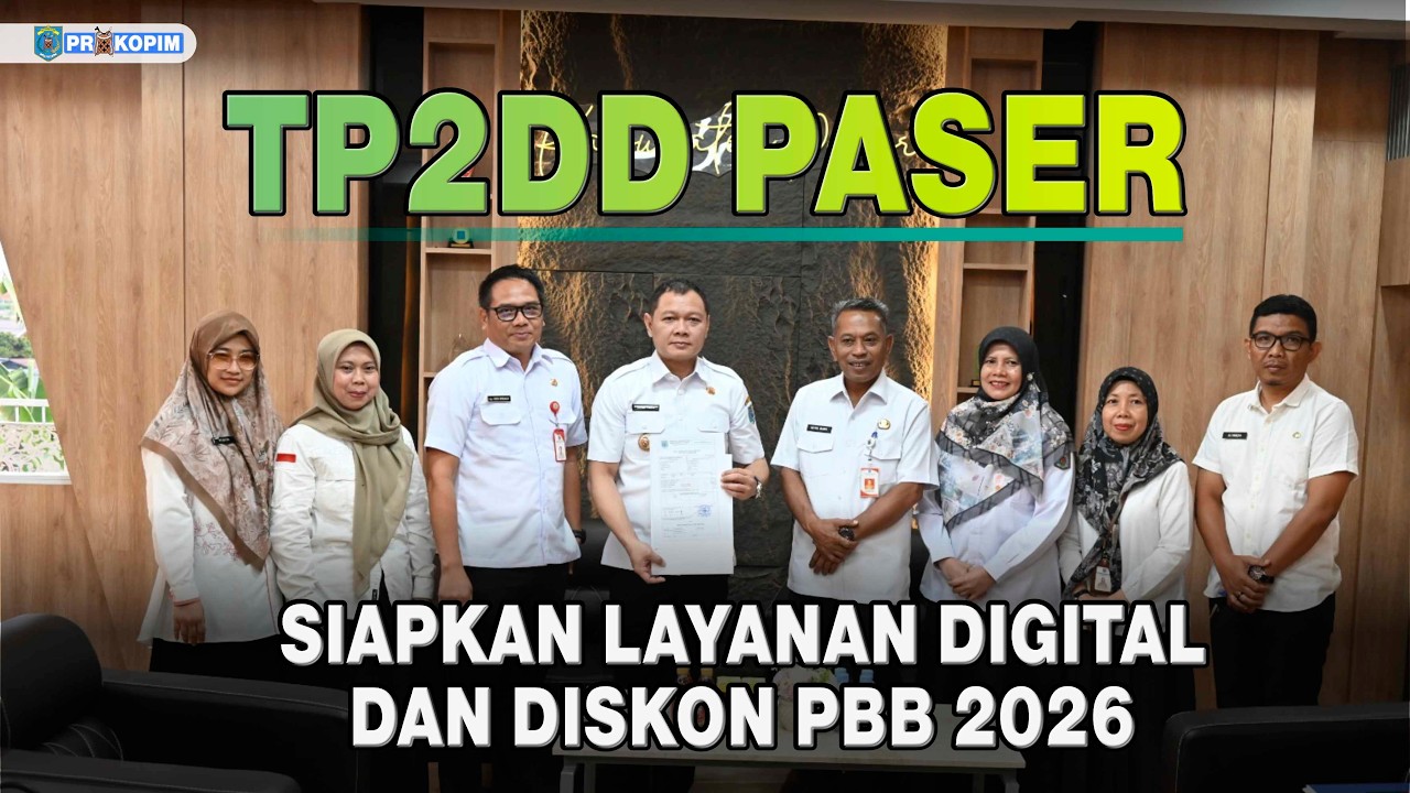 TP2DD Paser Siapkan Layanan Digital dan Diskon PBB 2026