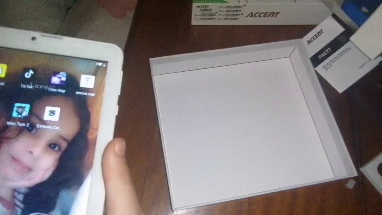 فتح علبت التابليت من شركة/accent