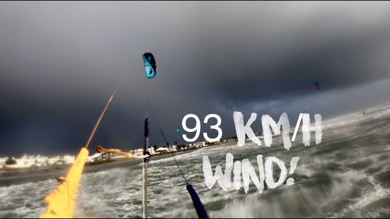 Caught In a 50 Knot Storm! (Kitesurfing Cape Town)