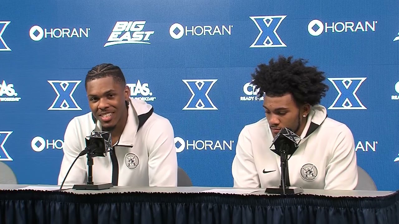 PRESS CONFERNCE | Ryan Conwell & Dayvion McKnight vs Villanova Post Game Presser
