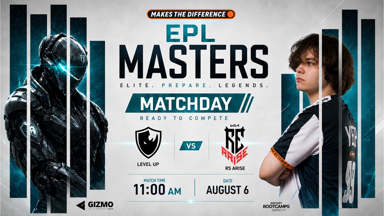 DOTA 2 - EPL Masters I: Group Stage l Level Up Esports vs RE Arise bo3