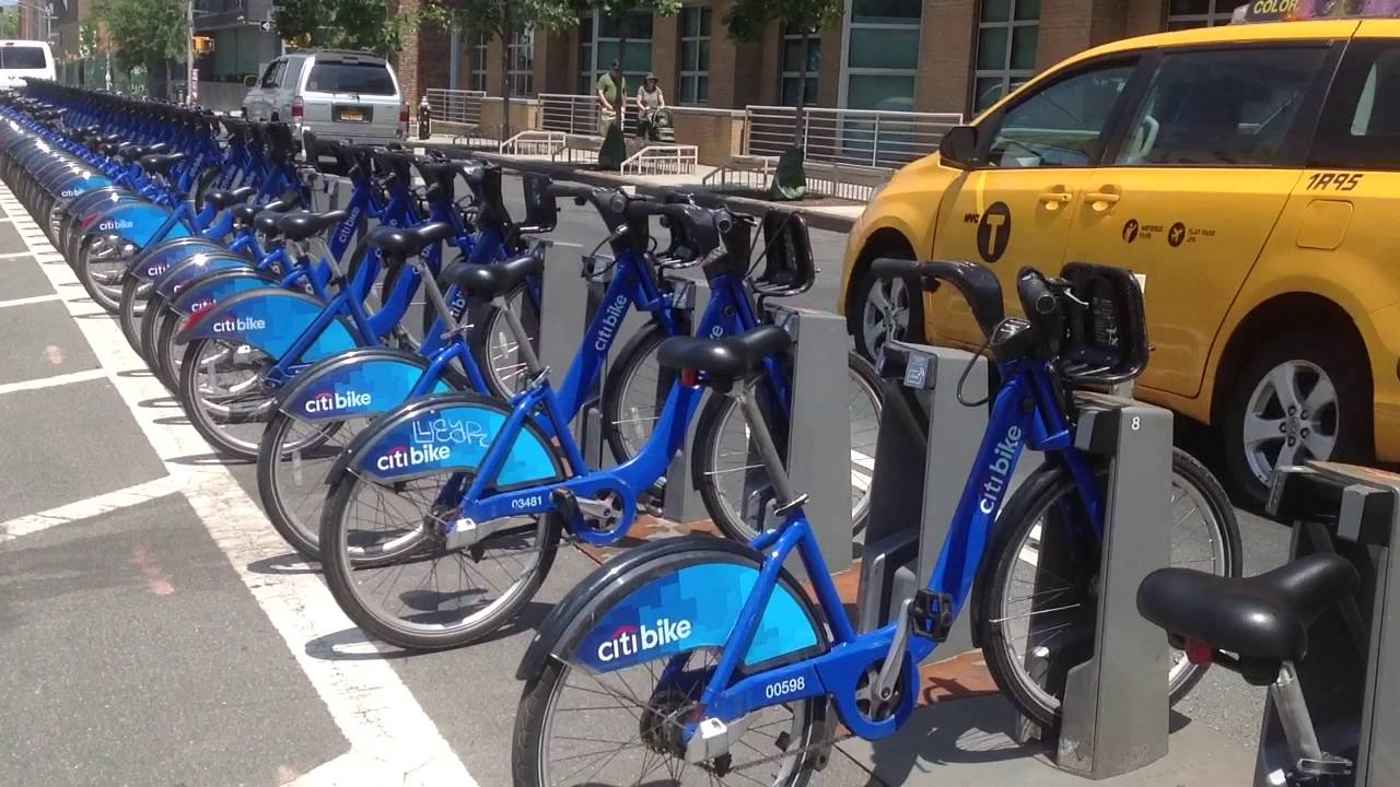 Citi Bike rent a bicycle all over New York and drop it off at any NYC Citibike Station
