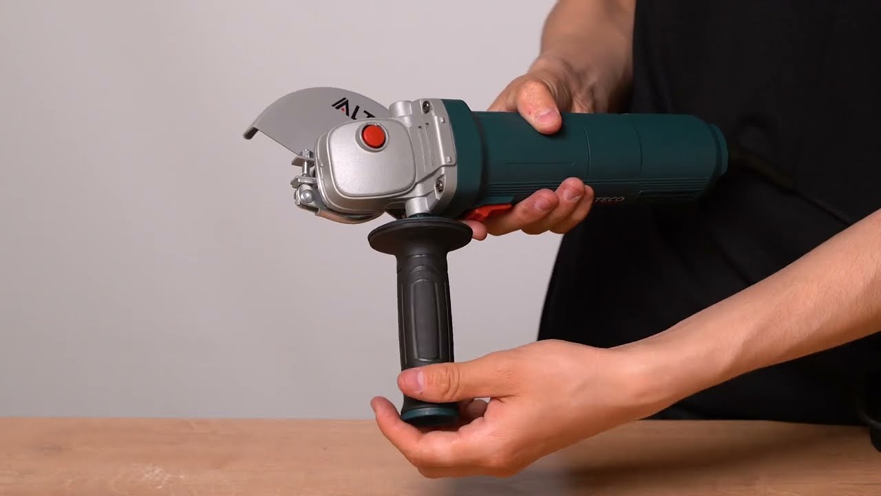 Угловая шлифмашина ALTECO Heavy Duty AGH 1000-125 E | Распаковка