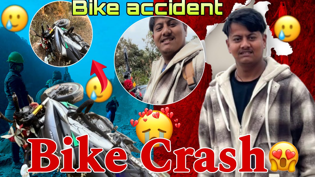 Bike crash 💥 k vo yasto /Bike accident 🥲/@CrazyKazi2.0 