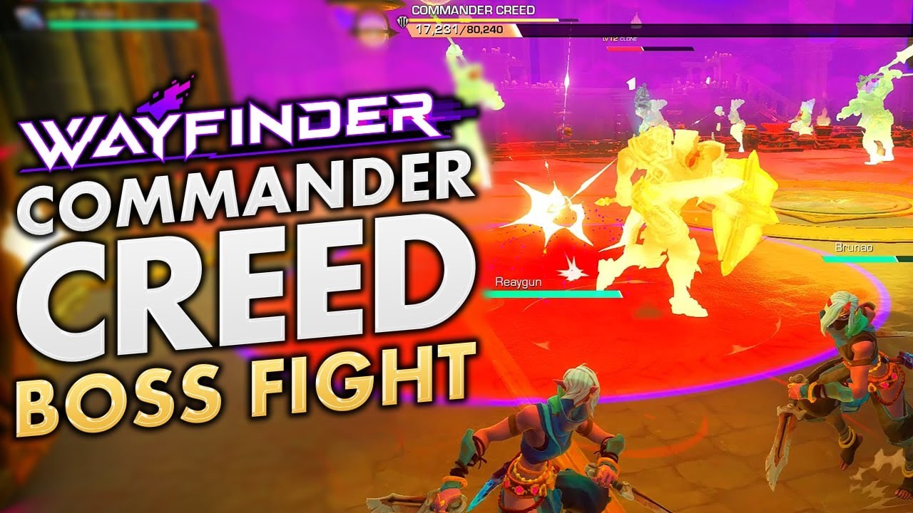 Wayfinder Boss Hunt: Commander Creed Gameplay Preview!
