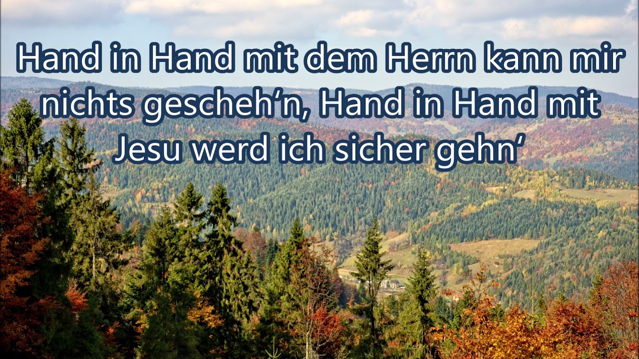 Hand in Hand mit Jesu