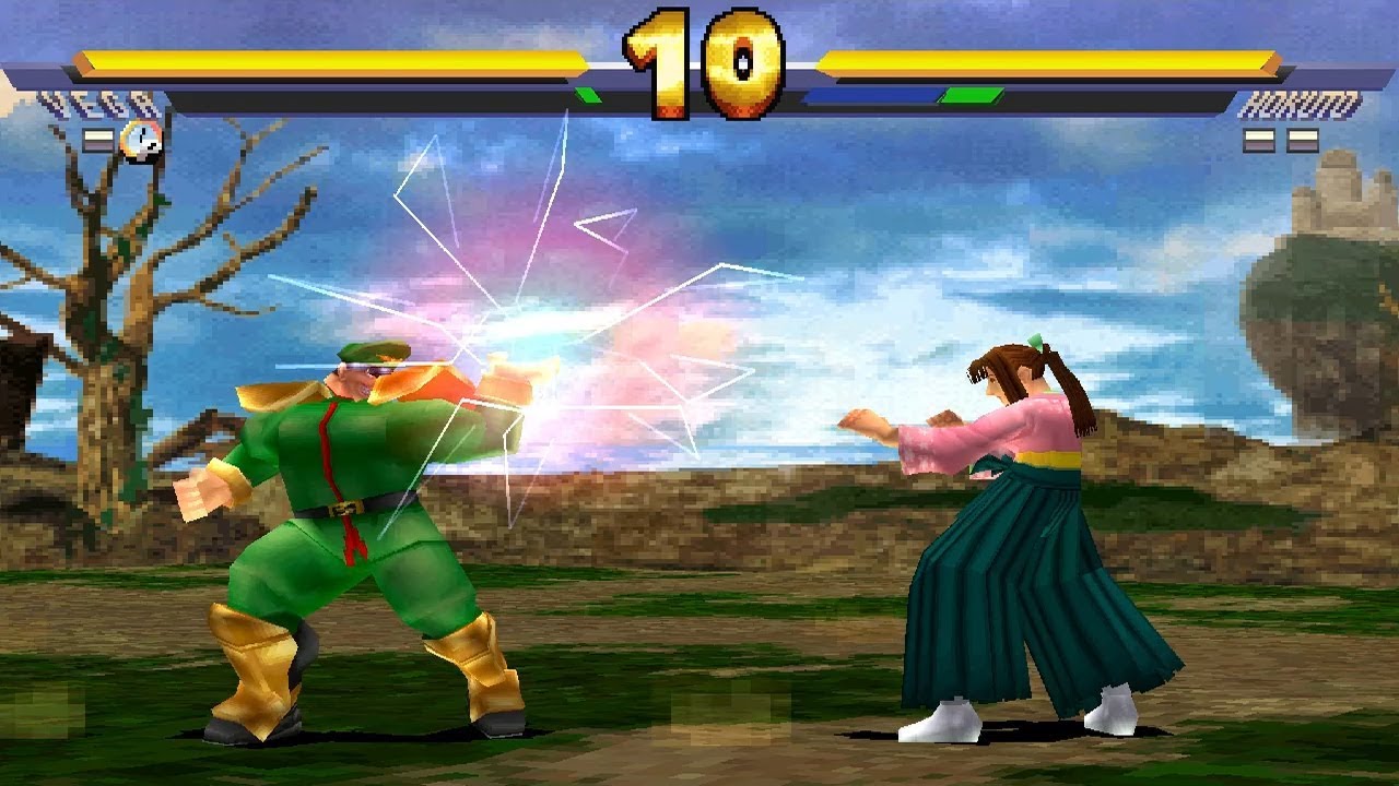 Street Fighter EX2 Plus [PS1] - play as CPU Bison