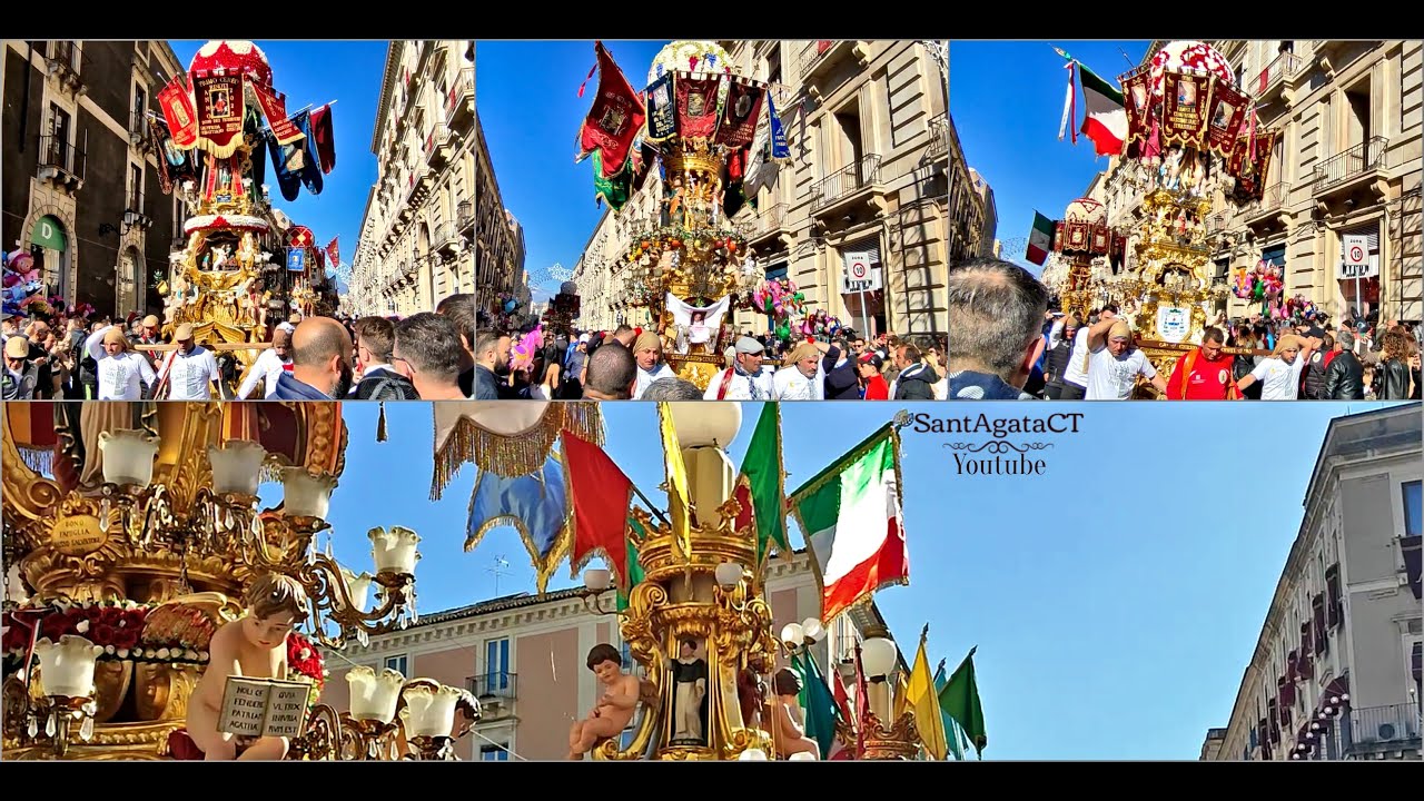 Offerta della Cera delle Candelore - 3/2/2023 Catania