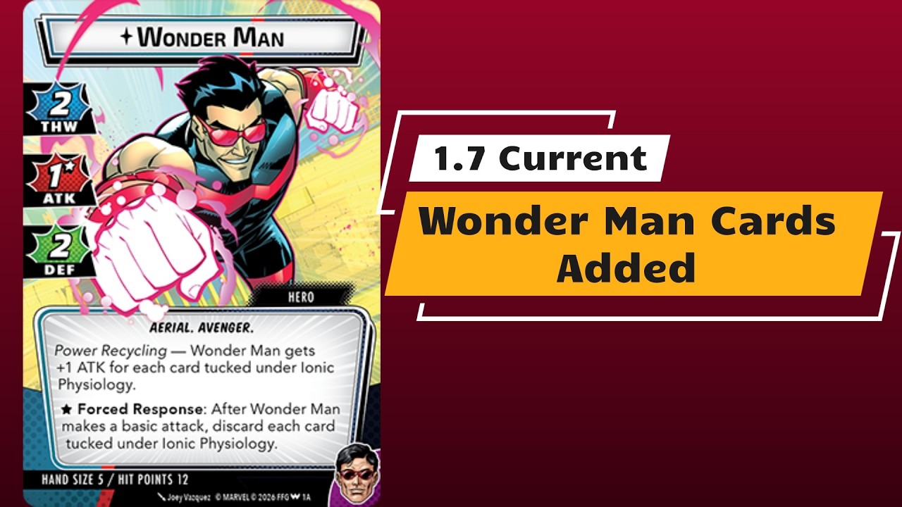 Marvel Champions Wonder Man Current Environment Update