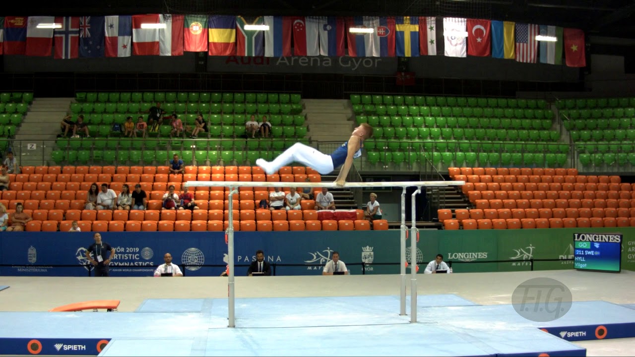 HYLL Vilgot (SWE) - 2019 Artistic Junior Worlds, Gyor (HUN) - Qualifications Parallel Bars