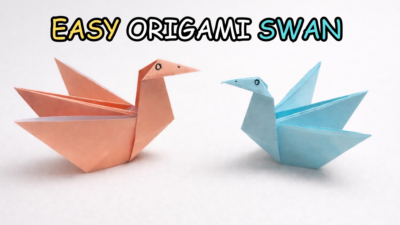 How to Make Origami Swan Step by Step Tutorial