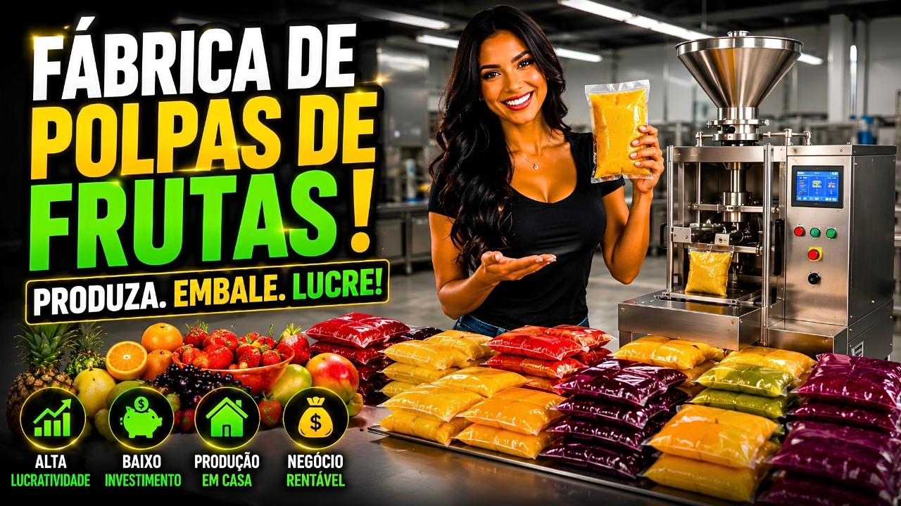 Fábrica de Polpa de Frutas / Ganhe Dinheiro Congelando Polpas de Frutas em Casa 🍓