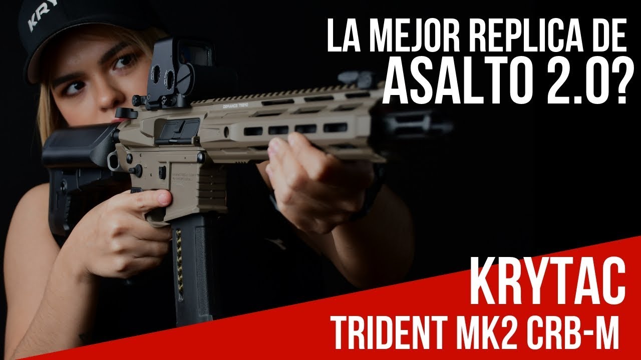 ¿LA REPLICA DE ASALTO PERFECTA 2.0? - KRYTAC TRIDENT MK2 CRB-M  - AIRSOFT REVIEW EN ESPAÑOL