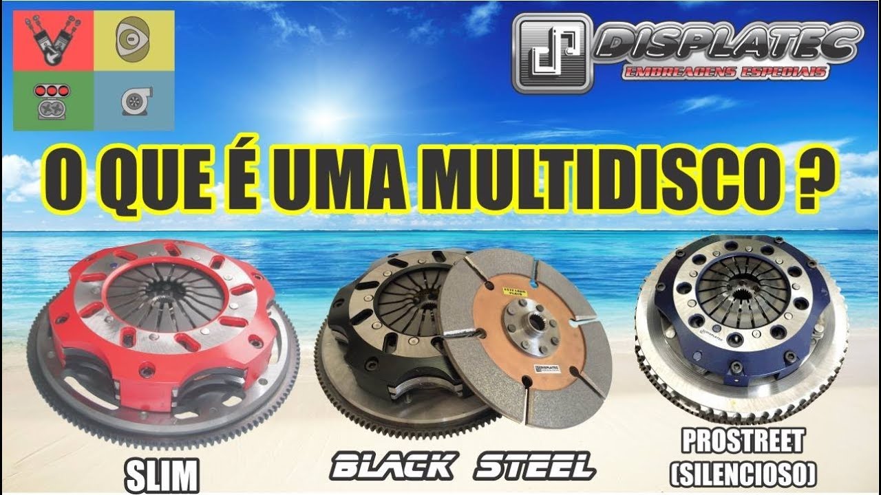 O que &eacute; uma embreagem Multi disco - Displatec - #EP08