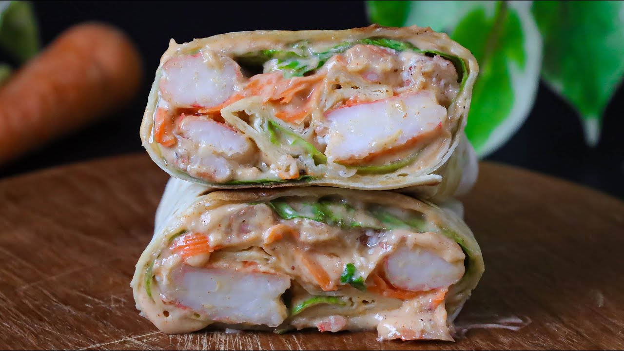 Prawn wrap, Quick & Easy Recipe