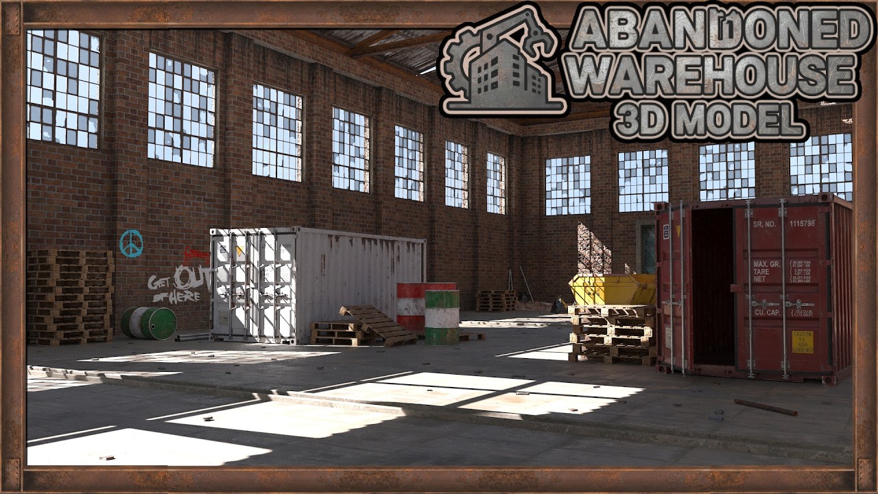 Abandoned Warehouse 3d Model