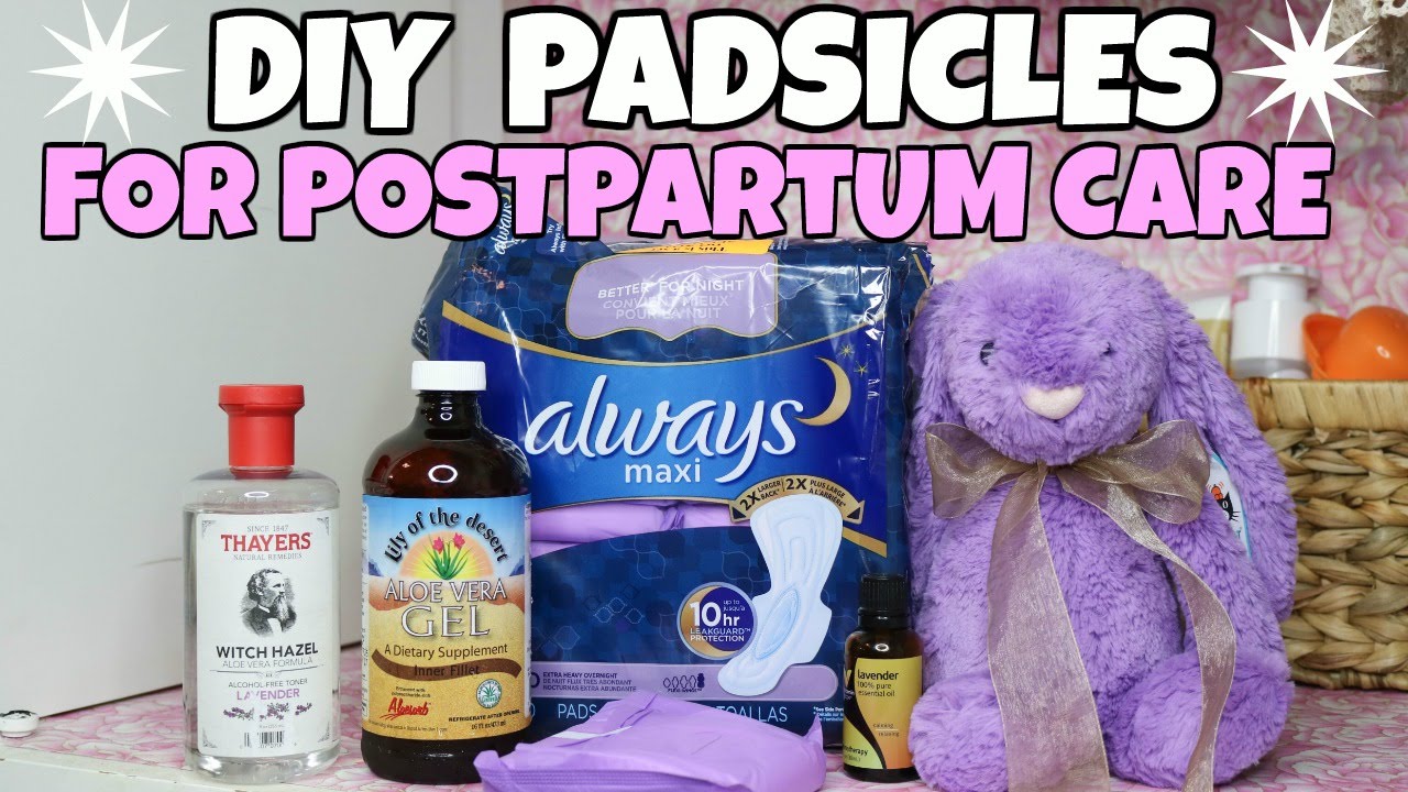 DIY Padsicles | Postpartum Care
