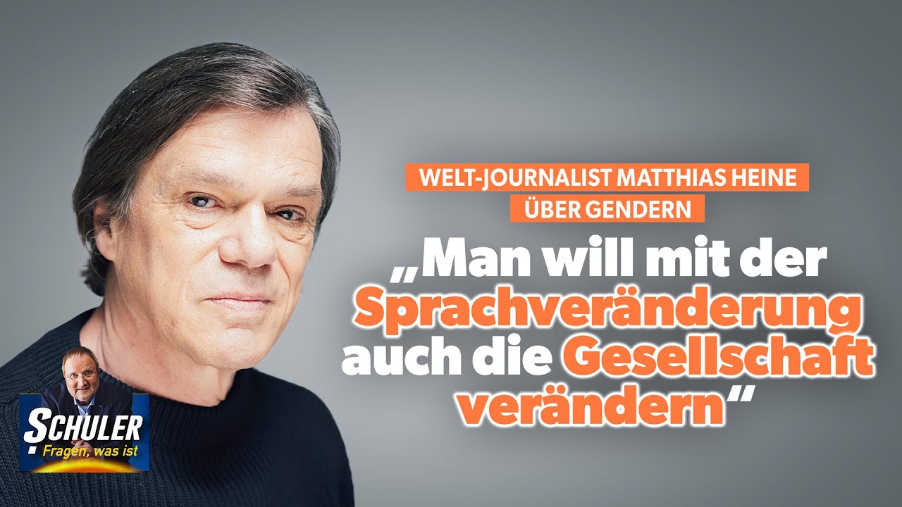 Matthias Heine über Gendern: „Man will mit der Sprachveränderung auch die Gesellschaft verändern“