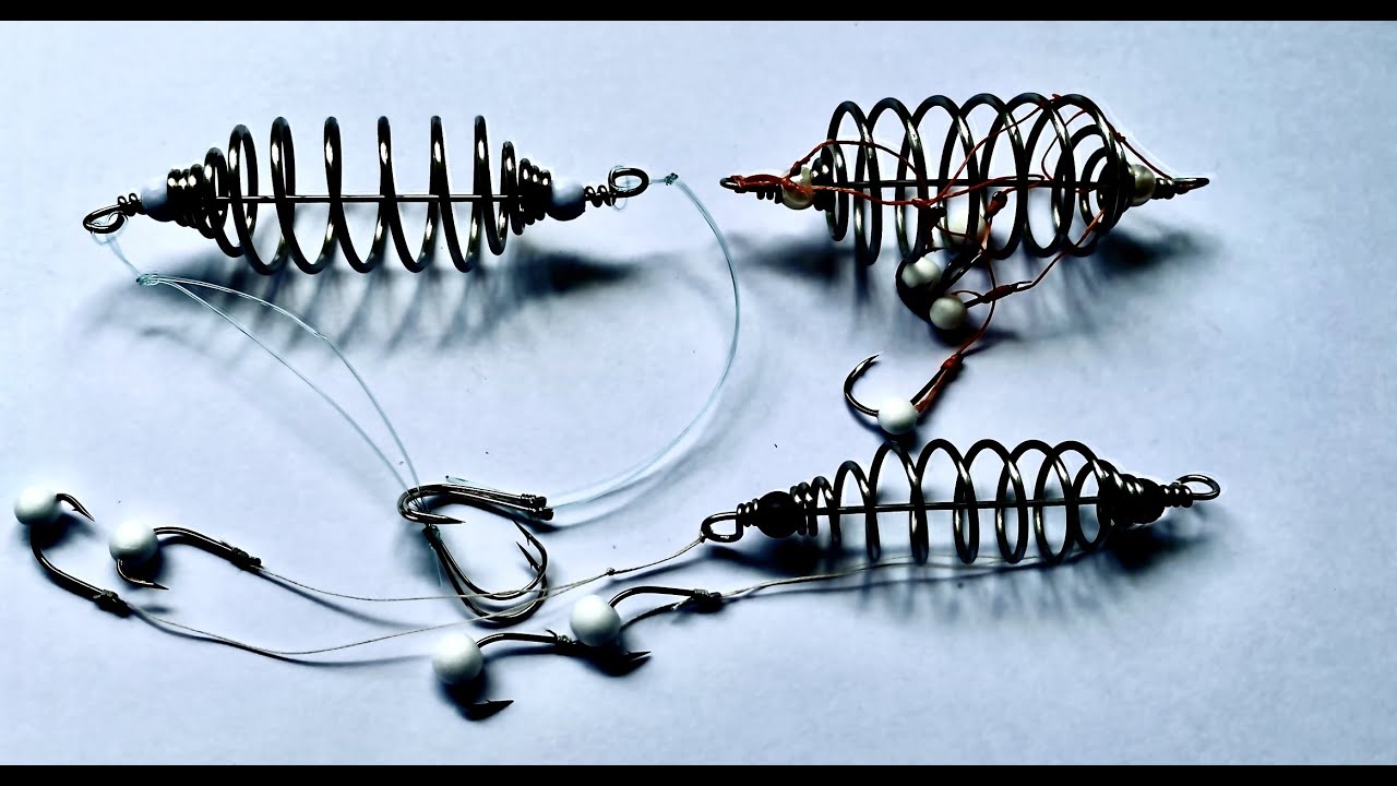 Choose hook & line for the feeder rig - اختر الخطاف والخطاف - Elija gancho y línea - Chọn Dây lưỡi