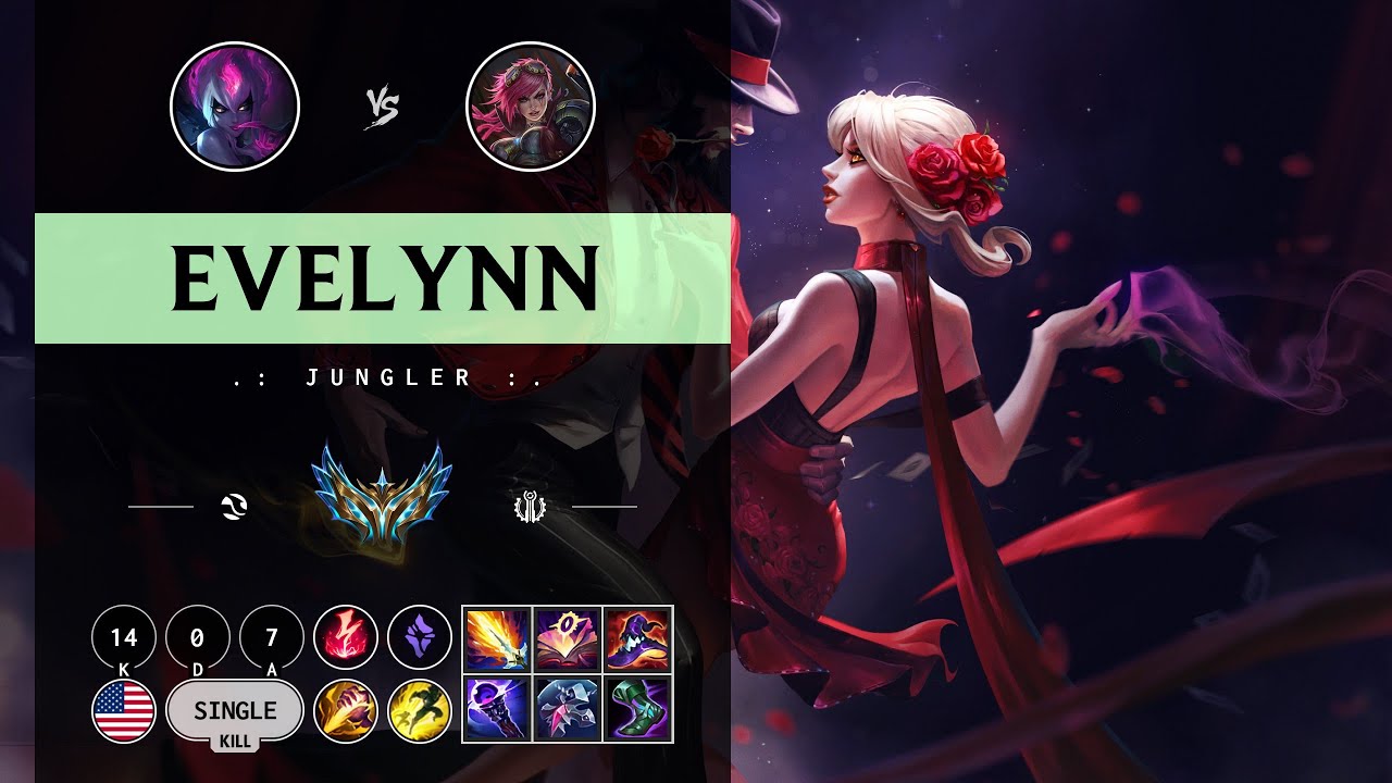 Evelynn Jungle vs Vi - NA Challenger Patch 14.9