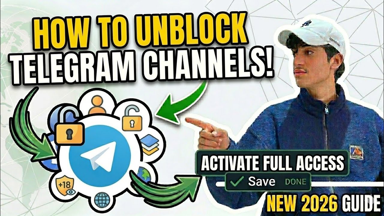 How to Unblock Restricted Channels on Telegram (2026) | Full Mobile Guide!