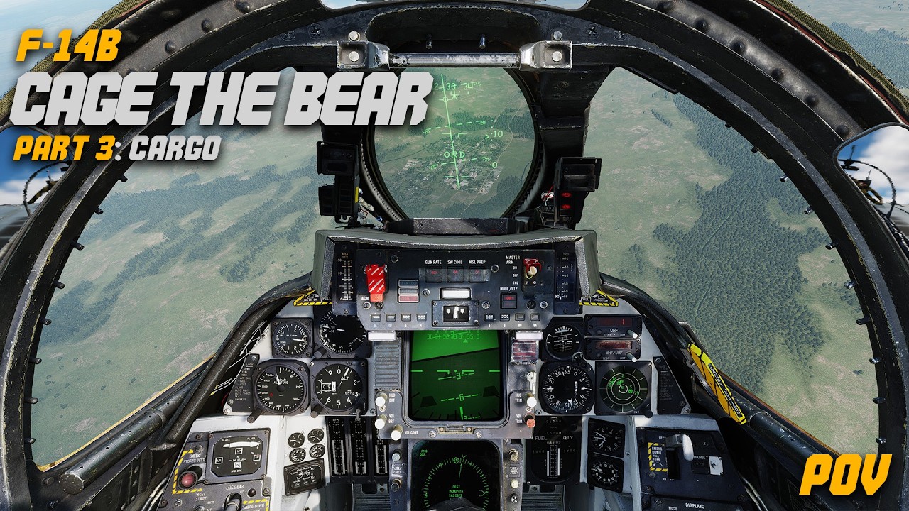 F-14 | Rail road strike and GTFO | DCS World campaign mission #3