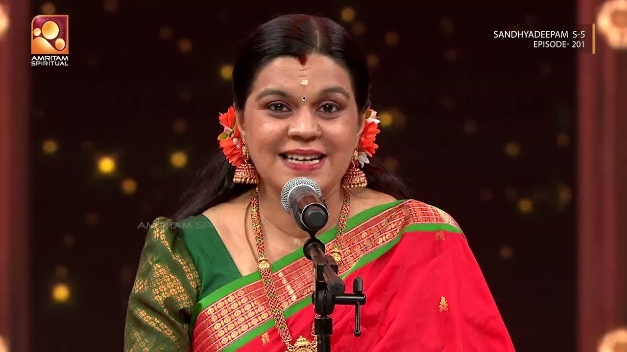 സന്ധ്യാനാമം ... ആലാപനം ദുർഗ്ഗാ വിശ്വനാഥും സംഘവും 🎵🎶| Sandhyadeepam Epi 201 | Highlights
