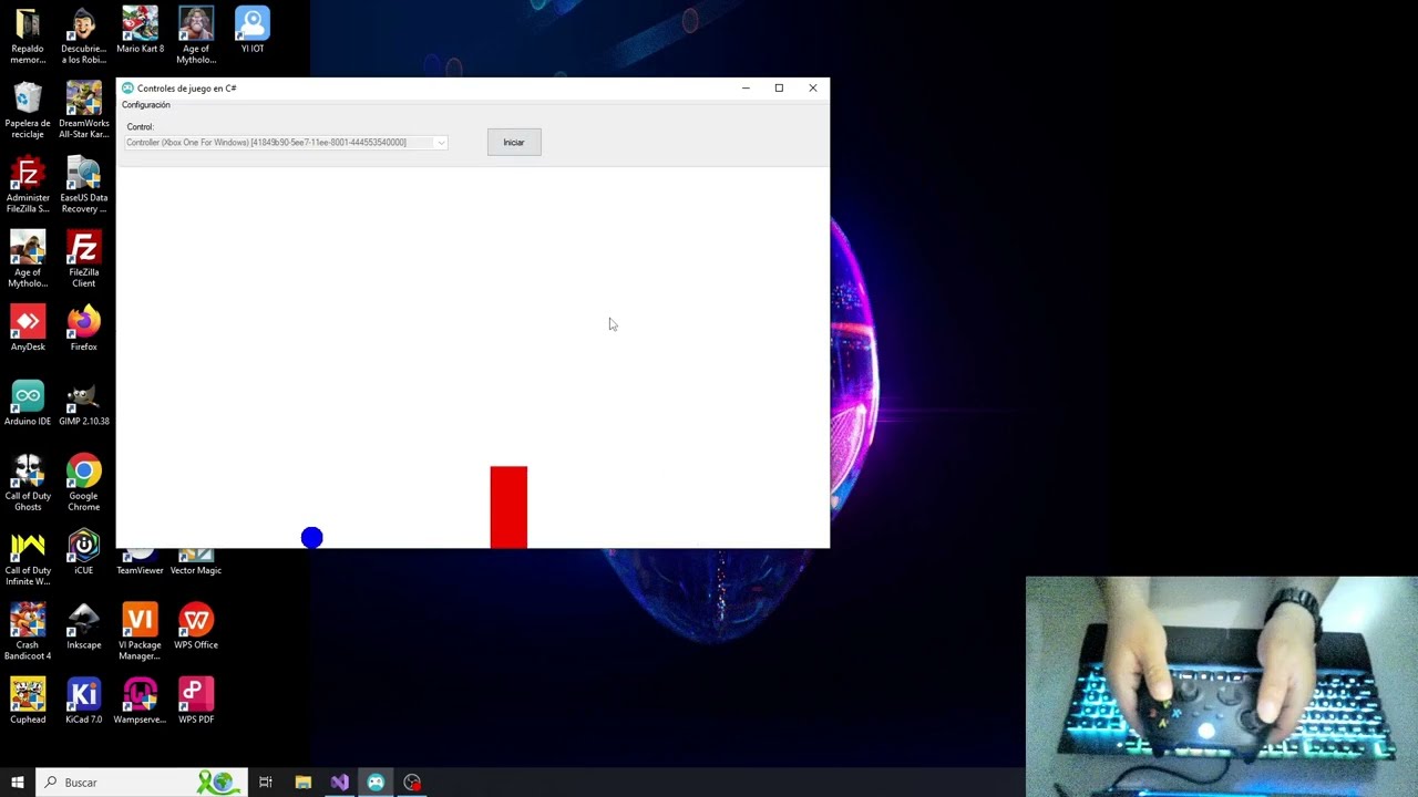 Como usar joystick desde C#
