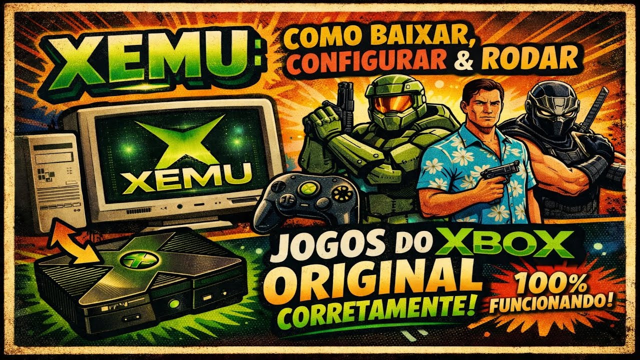[TUTORIAL] - XEMU: COMO BAIXAR, CONFIGURAR & RODAR JOGOS DO XBOX ORIGINAL CORRETAMENTE.