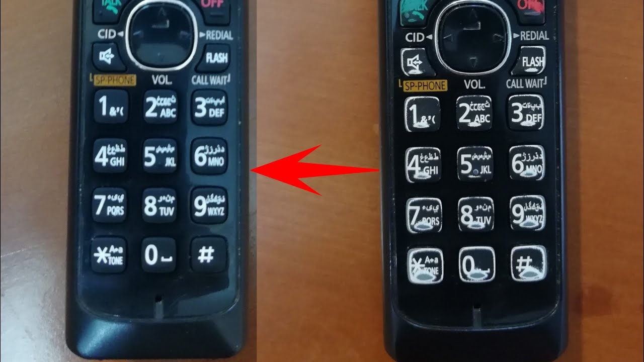 آموزش کامل تعویض کی پد گوشی بیسیم پاناسونیک | how to replace panasonic keypad