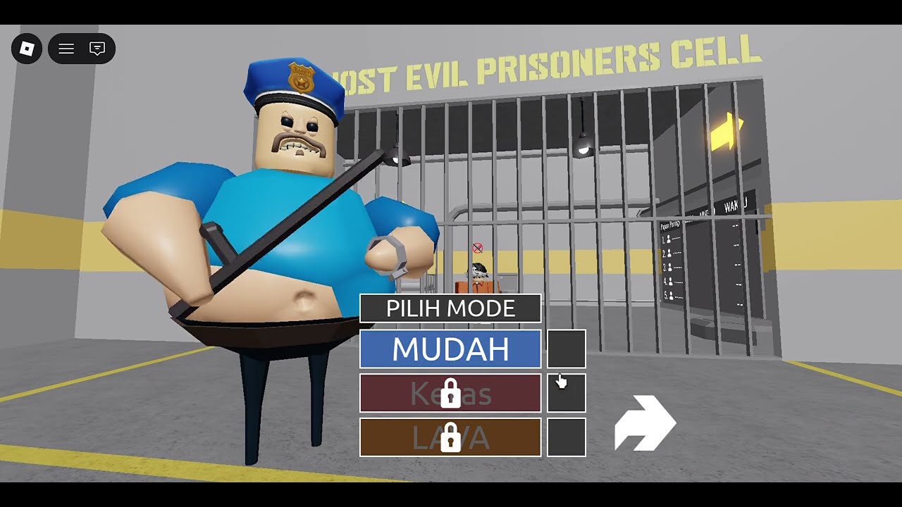 AKU KABUR DARI PENJARA YANG PENUH RINTANGAN - ESCAPE BARRY'S PRISON ROBLOX