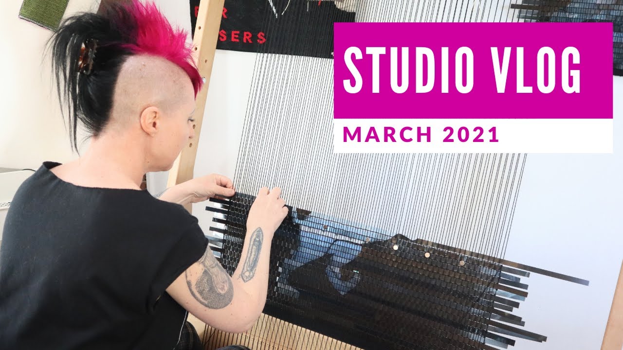 🕸 STUDIO VLOG - MARCH 2021 🕸 - coping with feeling overwhelmed, how to wind a butterfly