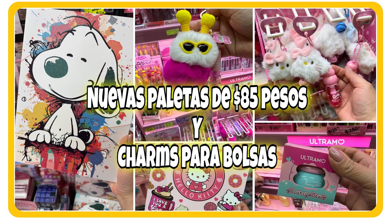 Nuevas paletas de $85 pesos y charms para bolsas 