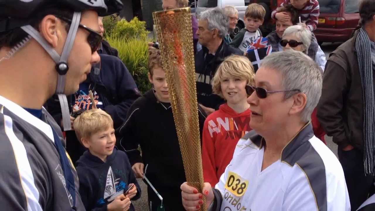 Olympic Torch Relay 2012 - Ashton, Cornwall, UK